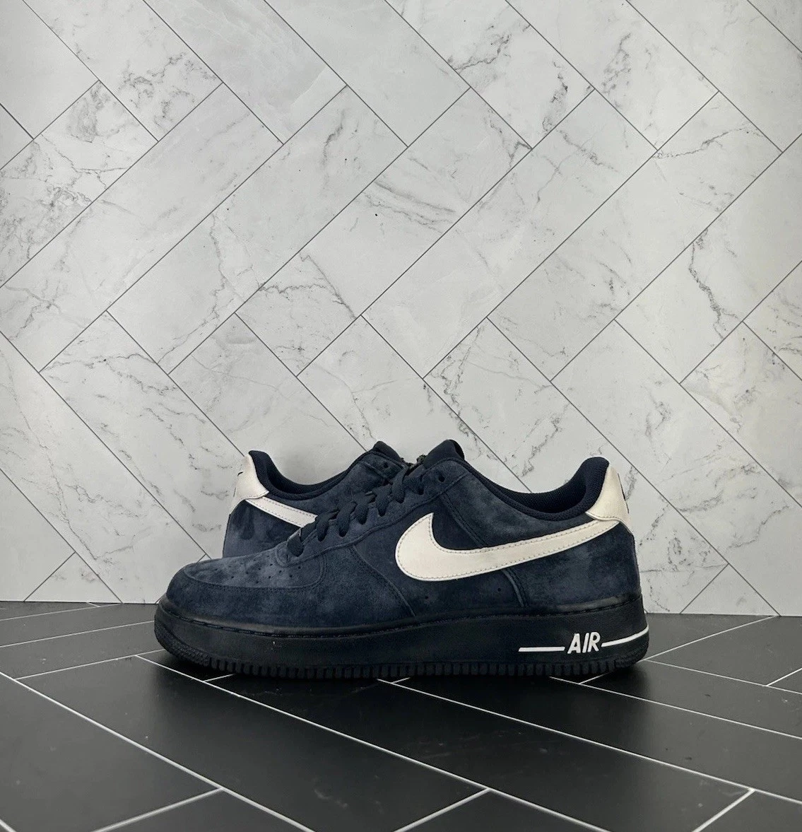 Nike Air Force 1 Suede Low Obsidian - огромный выбор по лучшим