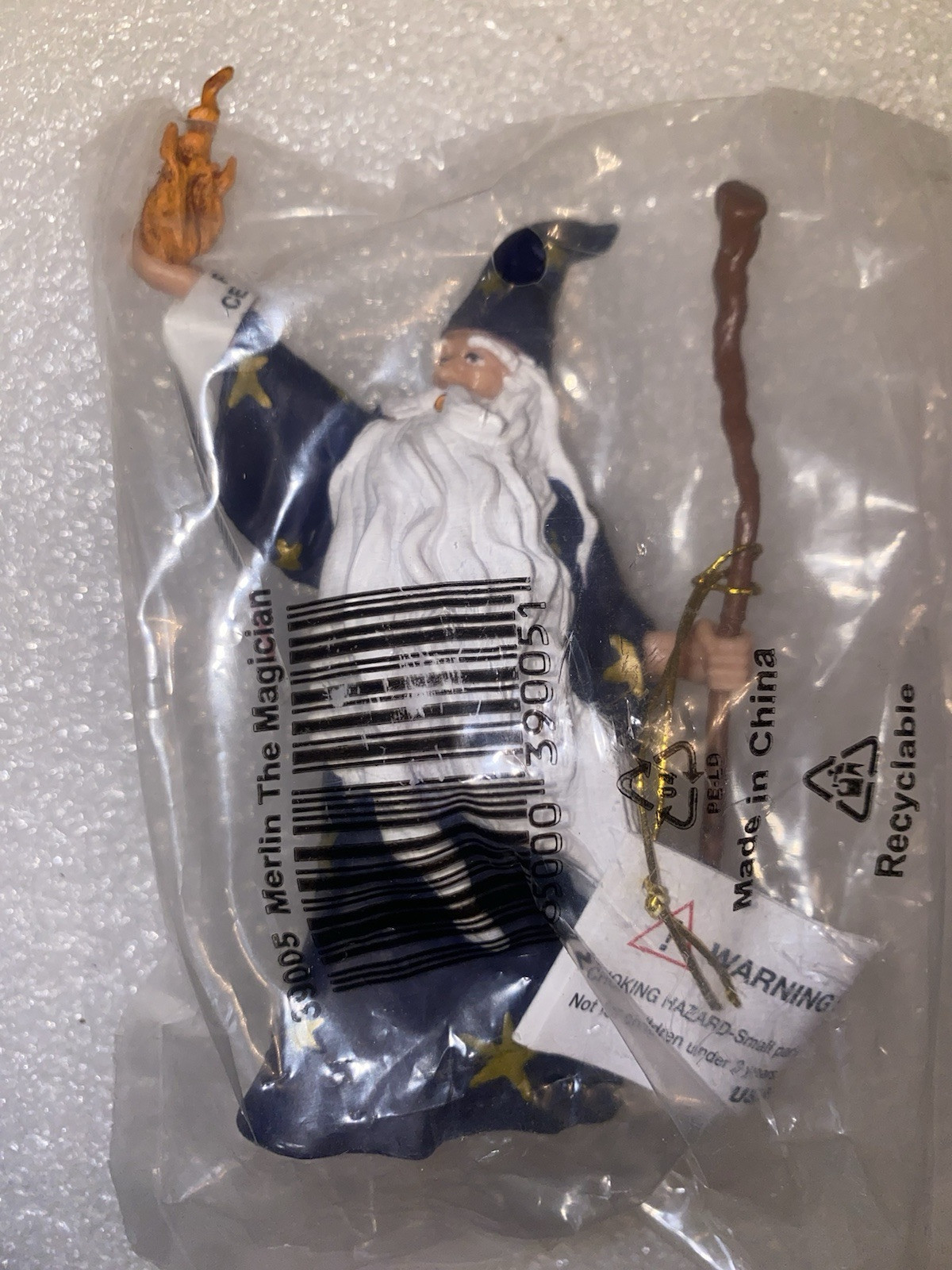 PAPO Merlin Wizard Plastic Action Figure Magician Castle Fantasy Medieval 1999