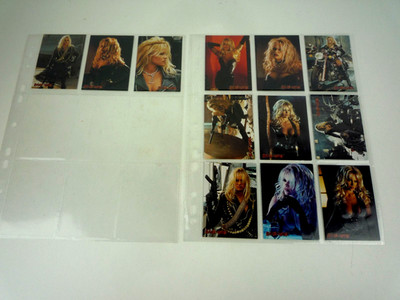 VINTAGE 1996 DARK HORSE BARB WIRE EMBOSSED CARDS FULL SET OF 12 TOPPS CARDS NM