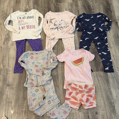 Girls size 5 carters/gap pajama lot