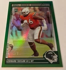 2024 Panini Score Football End Zone Leonard Taylor III #396