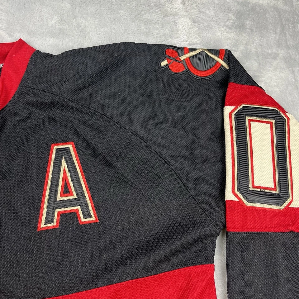 Camiseta deportiva de hockey Blackhawks Patrick Sharp Reebok CCM talla 48 2013 parche copa Stanley Foto 4 de 4