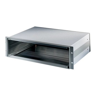 19'' Chassis, 2 U, Schroff 10828-173 Rack Zubehör System-Fahrgestell, Aluminium