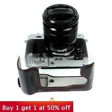 For Fuji Xt30ii Xt30 Xt20 XT10 Leather Camera Bag Protective Case Base Cover New
