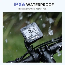 Wireless GPS Bike Computer Waterproof Cycling Speedometer, Backlight & Odometer