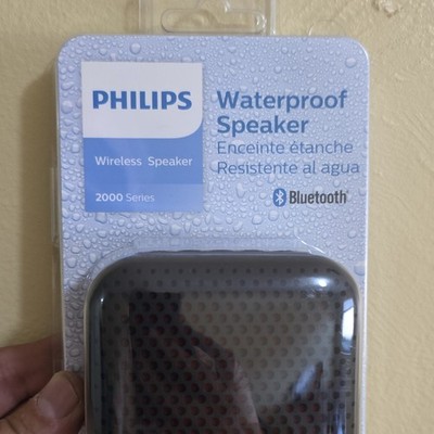 Philips 2000 Series Waterproof Bluetooth Wireless Speaker Black