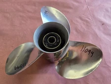 13 1/4" X 17P SOLAS STAINLESS PROPELLER, D3X13 1/4X17RN, MERCURY, 4.25", P11099