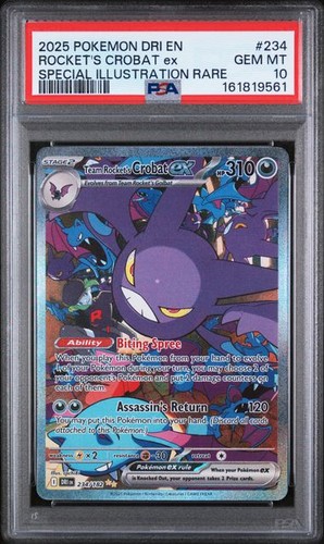 Team Rocket's Crobat ex graded PSA 10 for sale on eBay
