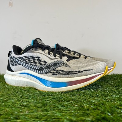 Saucony Turnschuhe Größe 9,5 Herren weiß Endorphin Speed 2 Gehen Fitness Laufschuhe