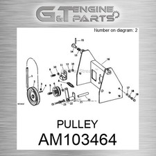 AM103464 PULLEY fits JOHN DEERE Surplus Open Box 