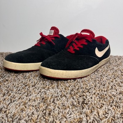 Nike SB Eric Koston 2 Lunarlon Skate Shoes Black Red Mens  display picture 3