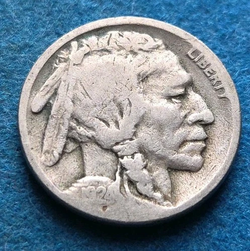 1924 S Buffalo Nickel US Coin -C