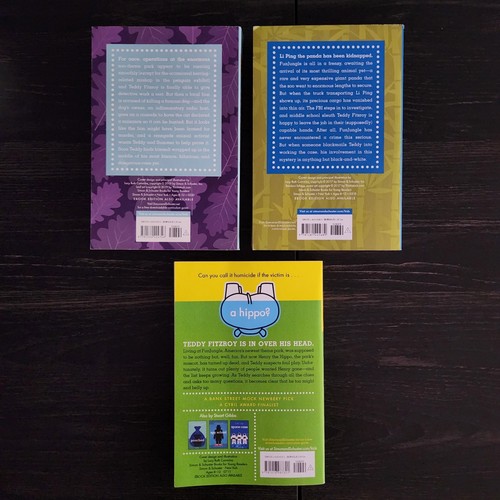 Stuart Gibbs Chapter Books Lot Of 3 Funjungle Lion Down Panda-monium Belly Up - Picture 2 of 3