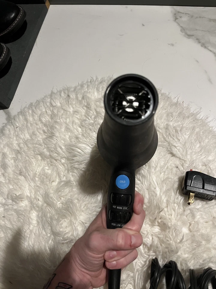 Secador de pelo profesional Rusk Speed Freak 2000 vatios IREHF6688, usado probado Foto 4 de 4