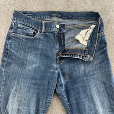 Lucky Brand 410 Jeans Mens 34x33 Blue Dark Wash Straight Leg Athletic Slim Fit