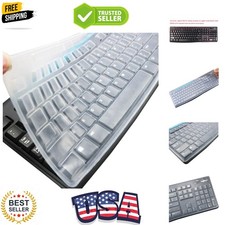 Ultra Thin Desktop PC Silicone Clear Keyboard Cover Skin Protector Compatible...