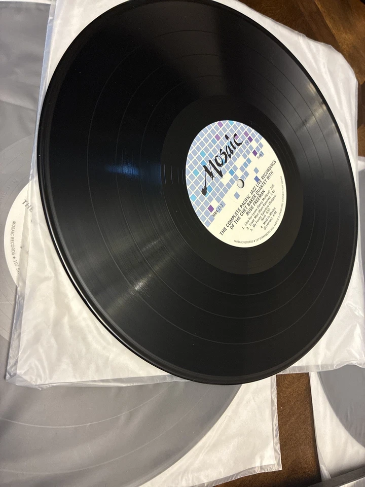 Чет Бейкер мозаика MR4-113 полный Pacific джаз живой квартет 4LP бокс-сет w/книга - Изображение 4 из 4