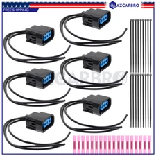 6pcs Ignition Coil Connector Pigtail Q4CRC309 For 2001-2008 HONDA ACURA 2.4 2.0L