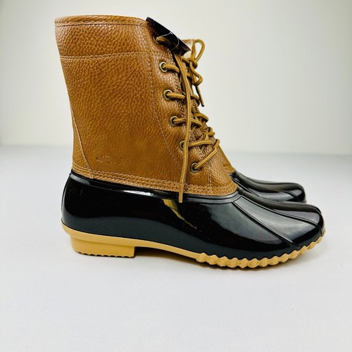 JBU by Jambu Women's Maplewood Waterproof Mid Calf Rain Boot Size 9.5 Chocolate
