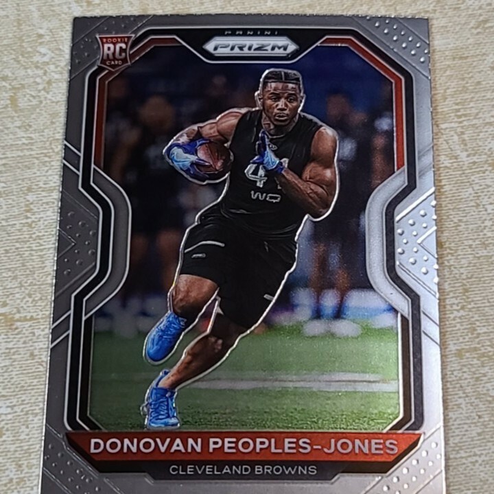 2020 Panini Prizm DONOVAN PEOPLES-JONES Rookie Base RC #319 Cleveland Browns