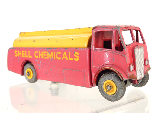 Dinky AEC Monarch Tanker Thompson Shell Chemicals Meccano Toy Truck 991 Lorry - Picture 4 of 14