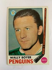 1969-70 Topps #118 Wally Boyer - Pittsburgh Penguins (v3)
