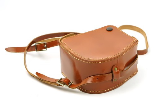 Craftsman Top Grain Cowhide Case for 16mm film camera,