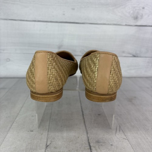 Jon Josef GATSBY Metallic Gold gewebt Raffia Slipper flache Halbschuhe Schuhe Größe 8 - Bild 5 von 15