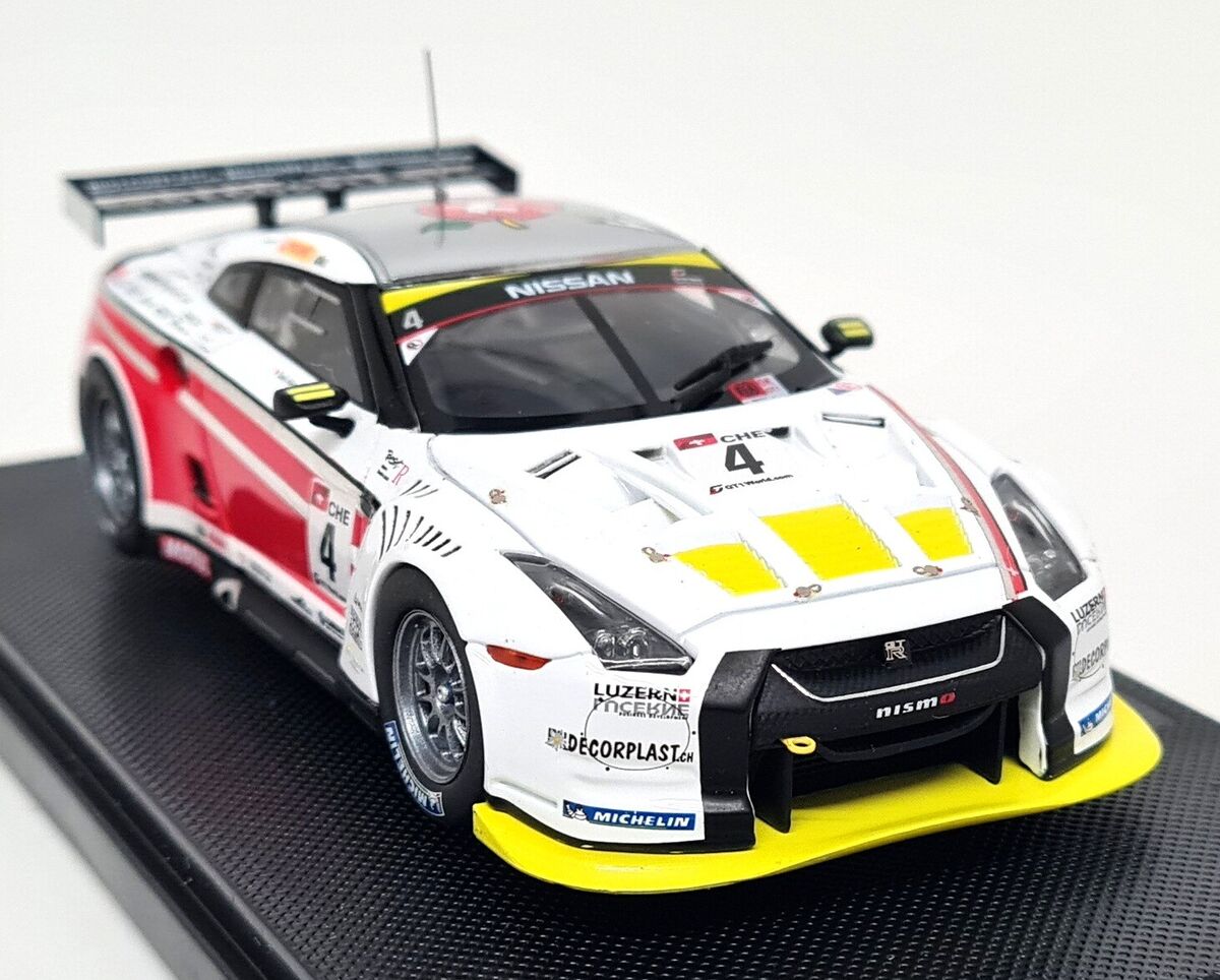Ebbro 1/43 Nissan GT-R GT1 R35 2010 Swiss Racing Team #4 Ebbro 1/43 Nissan GT-R GT1 R35 2010 Swiss Racing Team #4