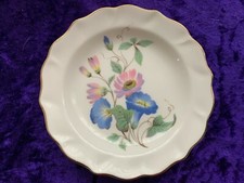 Vintage Duchess Bone China 'Chatsworth 632' kwiatowy pin naczynie do pijacka pozłacana krawędź
