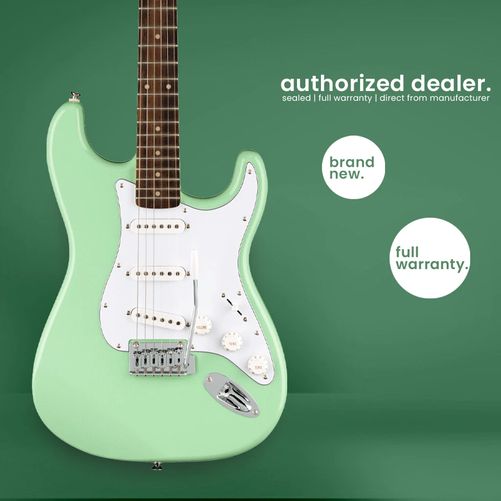 Fender Squier FSR Affinity Series Strat Laurel Fingerboard Surf Green