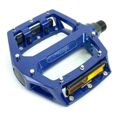 WELLGO LU-313 PRO PLATFORM PEDAL BMX 9/16" BLUE