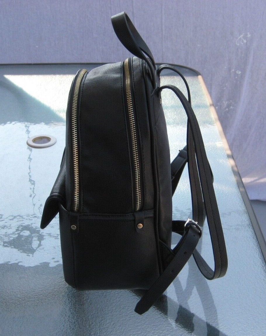 Zara Basic Collection Black Backpack - image 3