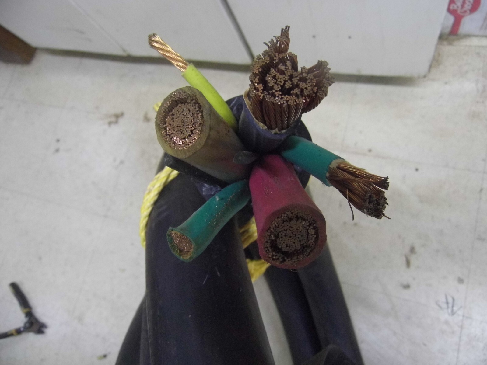 22' 350 MCM 3C Portable Power Cable 2000V CU wire type G-GC | eBay