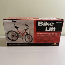 Bike Storage Lift -  Bicycle Ceiling Mount Pulley System- Up To 50 LBS- NIOB