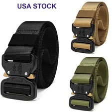 Casual Military Tactical Belt Mens Army Combat Waistband Rescue Rigger Belts