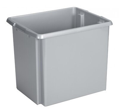 SUNWARE Nesta-Line Box (ohne Deckel) - 45 Liter - 45,5 x 36 x 36cm - grau