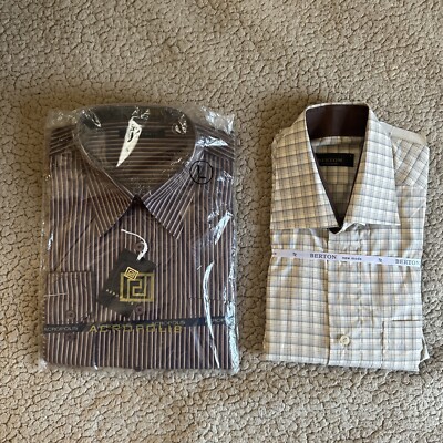 burtons dress shirts Burton Plus & Tall White Pleat Front Dress Shirt