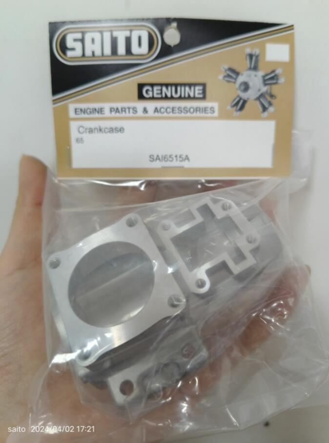 saito　大① 小⑤ R/C Saito Parts SAI6515A Stroke Engine Parts Accessories Crankcase