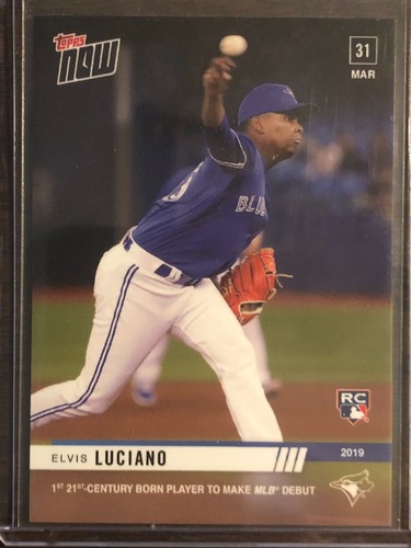2019 Topps Now 28 Elvis Luciano