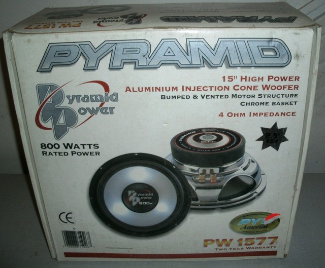 pyramid 15 inch subwoofers