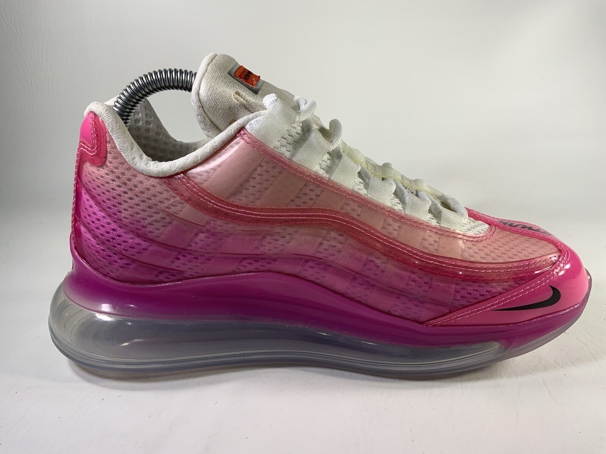 Nike Air Max 720/9s ID Heron Preston Black White Pink Mens Size 6