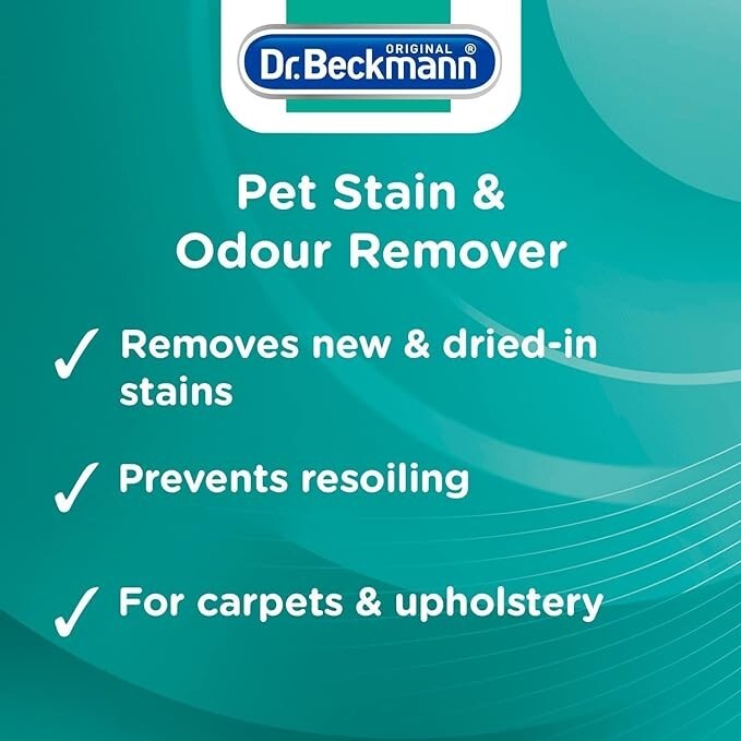 Dr. Beckmann Pet Stain & Odour Remover Brush for Carpets & Upholstery