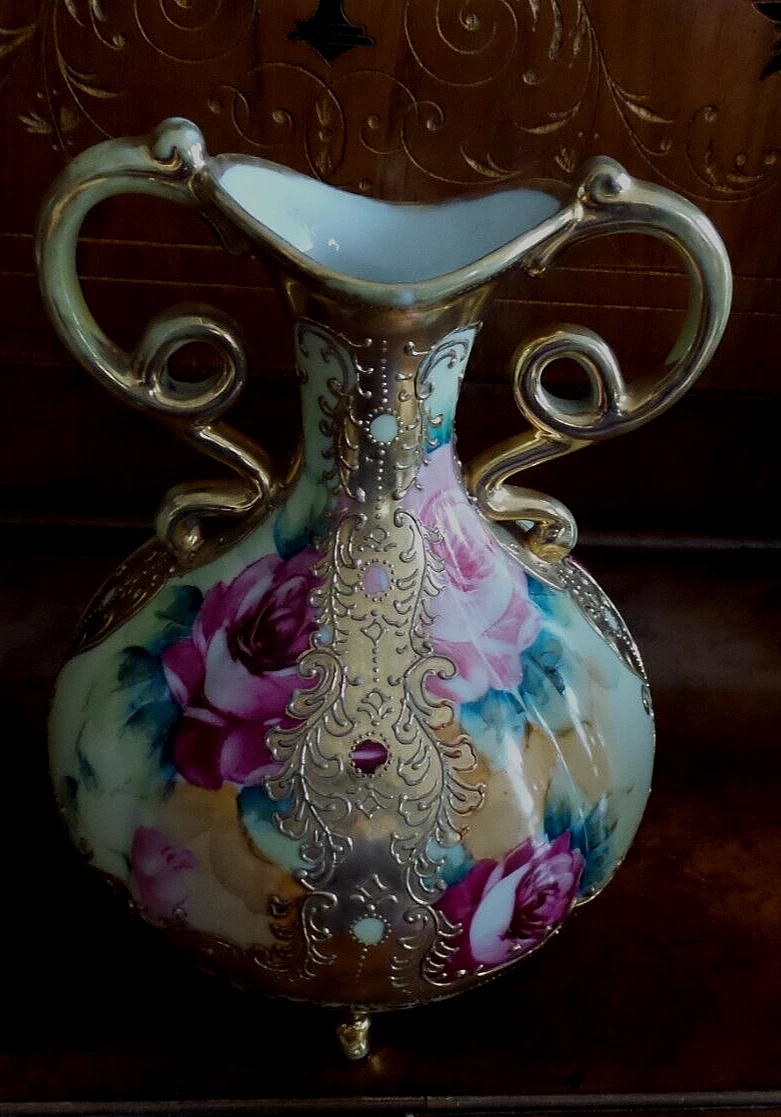 陶瓷日本古董花瓶| eBay