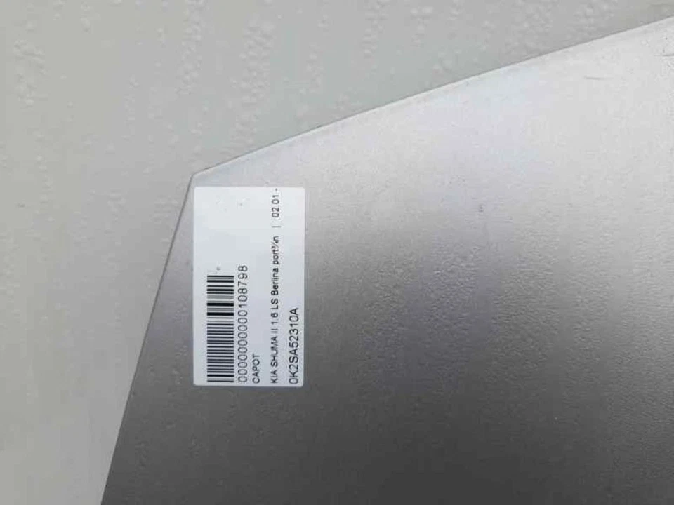 0K2SA52310A Capo para KIA SHUMA II (SPT) 1.6 LS Berlina portón 108798 - Imagen 4 de 4