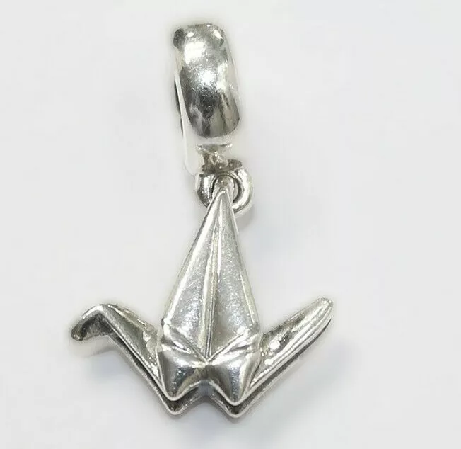 NEW Authentic Pandora Charm Origami Crane Dangle 791953 eBay