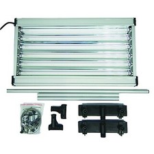 Betta 60cm 8 x 24w T5 Light Unit Silver With Brackets Aquarium Fish Lighting