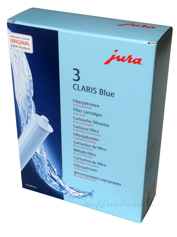 JURA Claris BLUE + Filterpatronen 24231 / 71312 / ORIGINAL / 3er-Set / 71311