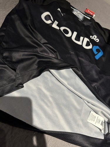 PUMA CLOUD 9 Game Day Jersey eSports team Shirt Mens Large Polyester Grey 4/20 - Picture 17 of 23