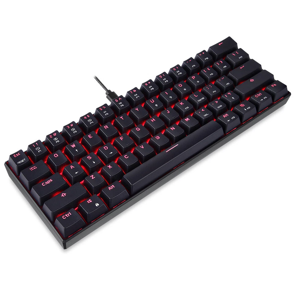 MOTOSPEED CK61 RGB Mechanical Gaming Keyboard OUTMU Red Switches Keyboard M2Q6 - Image 2 of 4